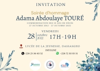 Comm&eacute;moration 10 ans du fondateur des Ecoles Internationales Adama A.Tour&eacute;.