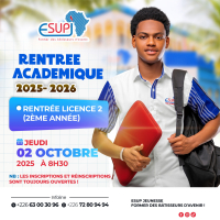 RENTREE ACADEMIQUE &ndash; LICENCE 2 (TOUTES FILI&Egrave;RES)